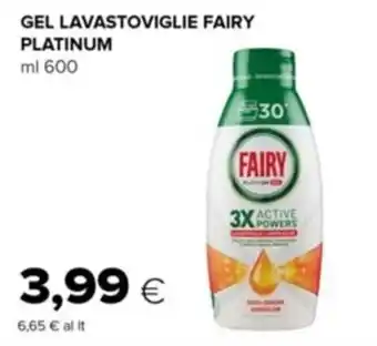 Tigre GEL LAVASTOVIGLIE FAIRY PLATINUM ml 600 offerta