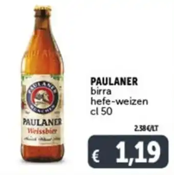 Deco Market PAULANER birra hefe-weizen cl 50 offerta