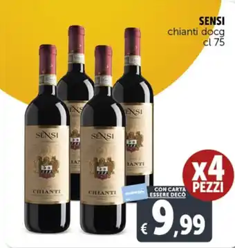 Deco Market SENSI chianti docg cl 75 offerta