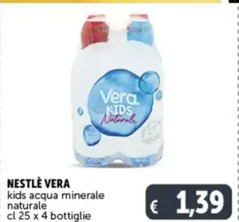 NESTLÈ VERA kids acqua minerale naturale cl 25 x 4 bottiglie cl 25 x 4 bottiglie