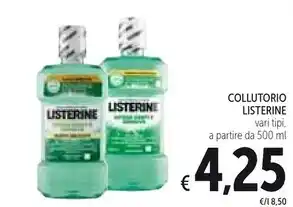 Listerine collutorio