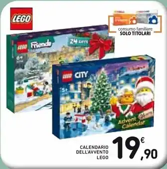 Spazio Conad Lego calendario dell'avvento offerta