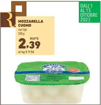 Conad Superstore Cuomo mozzarella offerta