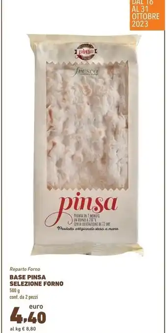 Conad Superstore Base pinsa selezione forno offerta