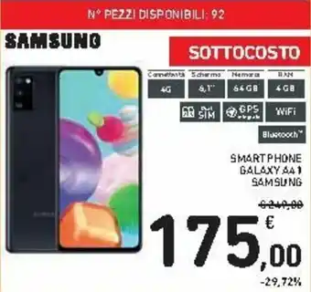 Spazio Conad Samsung Galaxy A41 Smartphone offerta