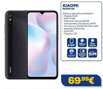 Euronics XIAOMI REDMI 9A offerta