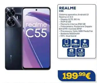 Euronics REALME C55 offerta