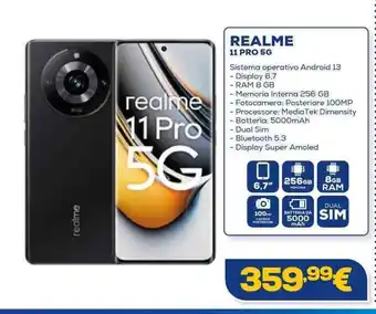 Euronics REALME 11 PRO 5G offerta