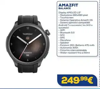Euronics AMAZFIT BALANCE offerta