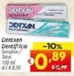 Dentxan Dentifricio Sensitive/ Total 100 ml