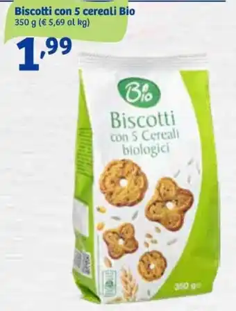 In'S Mercato Biscotti con 5 cereali Bio 350 g offerta