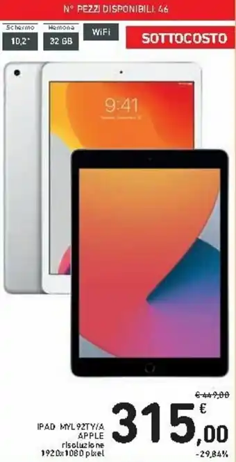 Apple iPad MYL92TY/A