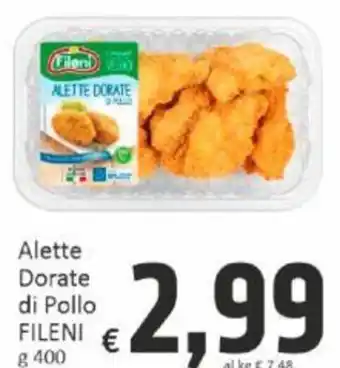 Paghi Poco Alette Dorate di Pollo FILENI g 400 offerta