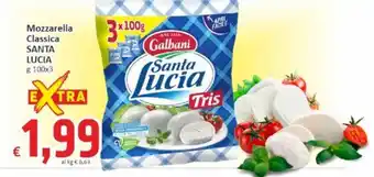 Paghi Poco Mozzarella Classica SANTA LUCIA g 100x3 offerta