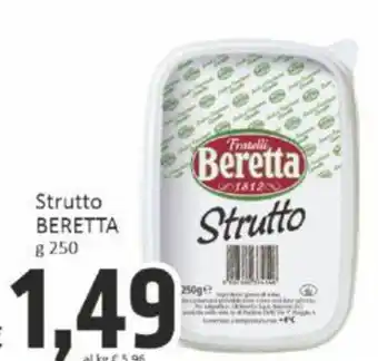 Paghi Poco Strutto BERETTA g 250 offerta