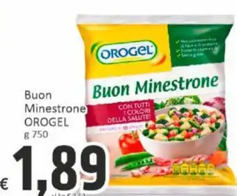 Paghi Poco Buon Minestrone OROGEL g 750 offerta