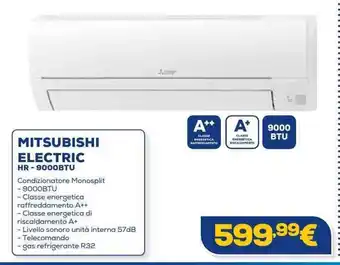 Euronics MITSUBISHI ELECTRIC HR-9000BTU offerta