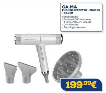 Euronics GA.MA PHON IQ PERFETTO - PH6060 - SILVER offerta