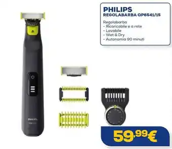 Euronics PHILIPS REGOLABARBA QP6541/15 offerta