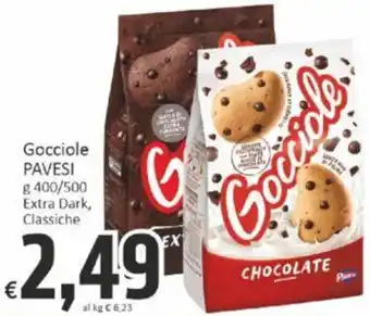 Paghi Poco Gocciole PAVESI g 400/500 Extra Dark, Classiche offerta