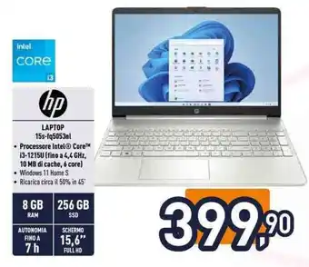 Unieuro HP LAPTOP 15s-fq5053nl offerta