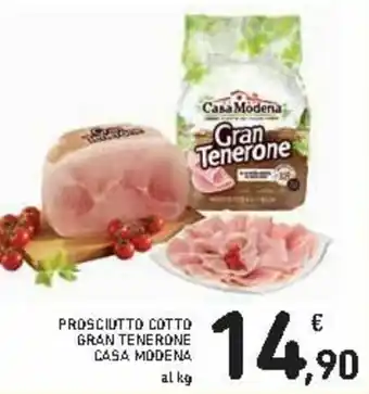 Spazio Conad Casa Modena Gran Tenerone Prosciutto Cotto 110g offerta