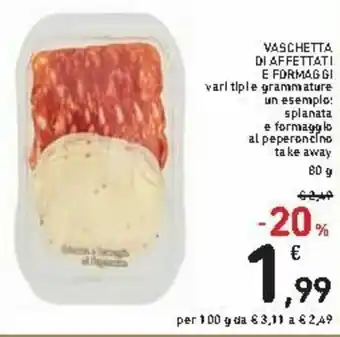 Spazio Conad Vaschetta di Affettati 80g offerta