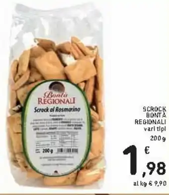 Spazio Conad Scrock Bontà Regionali 200g offerta