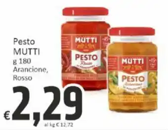 Paghi Poco Pesto MUTTI g 180 Arancione, Rosso offerta
