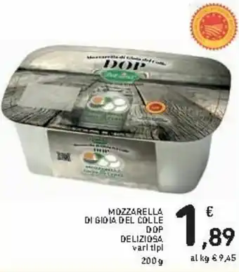 Spazio Conad Deliziosa Mozzarella di Gioia del Colle DOP 200g offerta