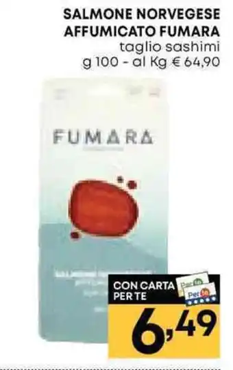 Pam SALMONE NORVEGESE AFFUMICATO FUMARA g 100 offerta