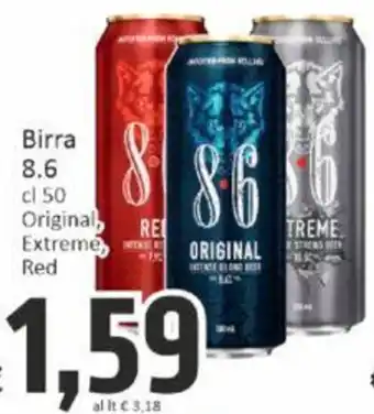 Birra 8.6 cl 50 Original, Extreme, Red
