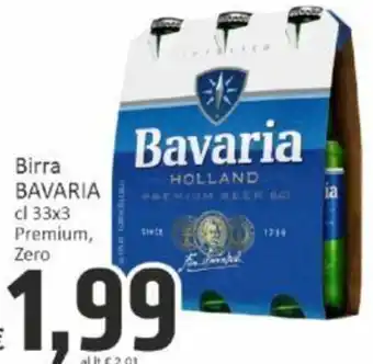 Paghi Poco Birra BAVARIA cl 33x3 Premium, Zero offerta