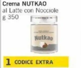 Crema NUTKAO al Latte con Nocciole g 350