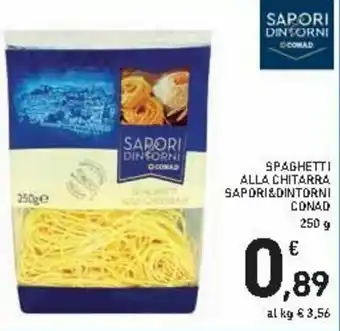Spazio Conad Conad Sapori & Dintorni Spaghetti Alla Chitarra 250g offerta