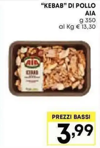 Pam "KEBAB" DI POLLO AIA g 350 offerta