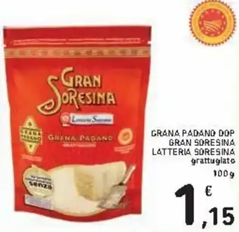 Spazio Conad Latteria Soresina Gran Soresina lGrana Padano DOP 100g offerta