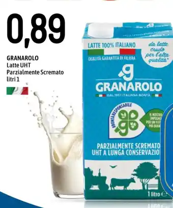 Famila GRANAROLO Latte UHT Parzialmente Scremato litri 1 offerta