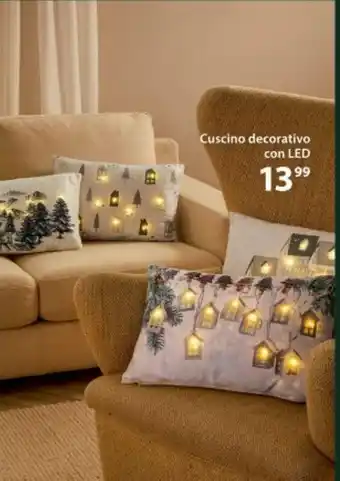 NKD Cuscino decorativo con LED offerta