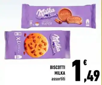 Conad BISCOTTI MILKA assortiti offerta