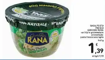 Spazio Conad Giovanni Rana Sugo, Pesto Fresco 140g offerta
