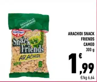Conad ARACHIDI SNACK FRIENDS CAMEO 300 g offerta