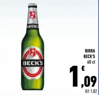 Conad BIRRA BECK'S 60 cl offerta