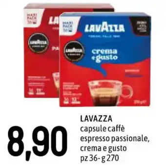 LAVAZZA capsule caffè espresso passionale, crema e gusto pz 36-g270
