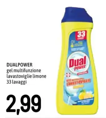 Famila DUALPOWER gel multifunzione lavastoviglie limone 33 lavaggi offerta