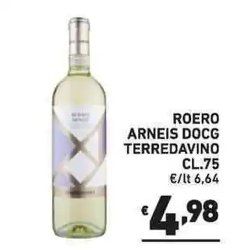 ROERO ARNEIS DOCG TERREDAVINO CL.75