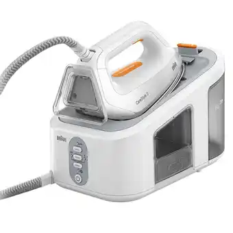 Unieuro Braun carestyle 3 is3132wh 2400 w 2 l eloxalplus soleplate arancione, bianco offerta