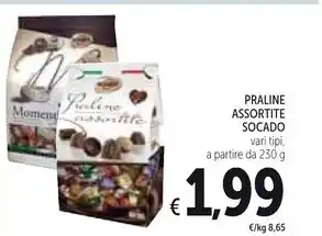 Spazio Conad Socado praline offerta