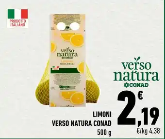 Conad LIMONI VERSO NATURA CONAD 500 g offerta