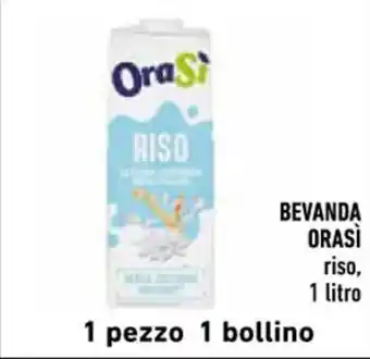 Conad BEVANDA ORASÌ riso, 1 litro offerta